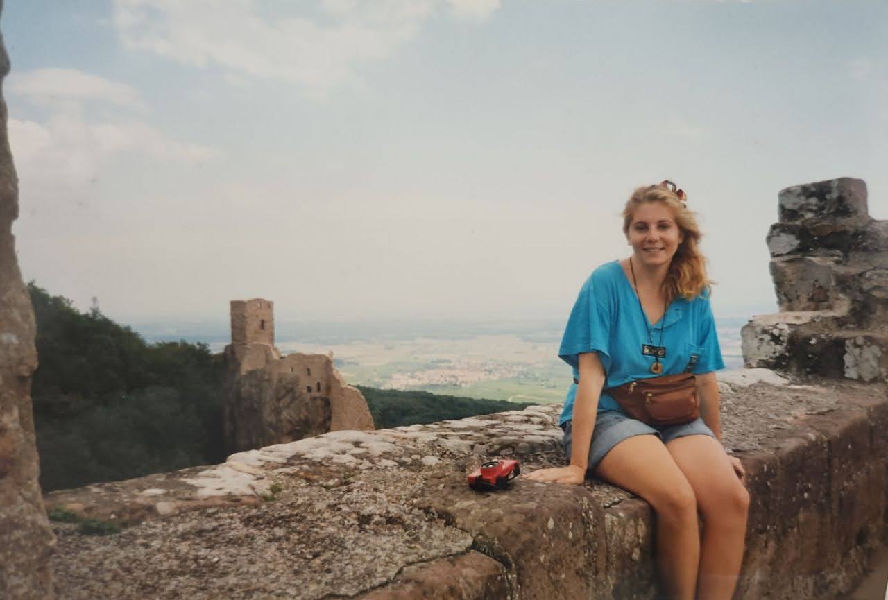 Vale con vista della vallata in Alsace